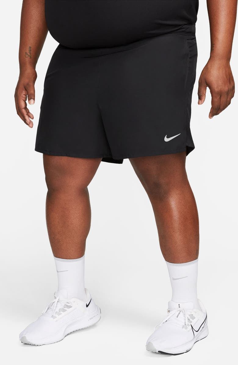 Nike Dri-FIT Challenger 5-Inch Brief Lined Shorts, Alternate, color, Black/ Black/ Black