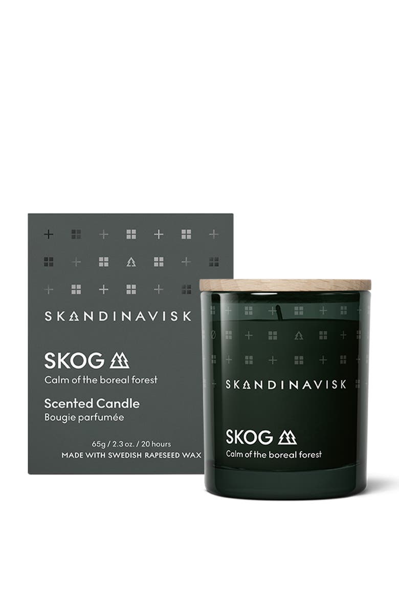 SKOG Scented Candle 65g, Main, color, Green