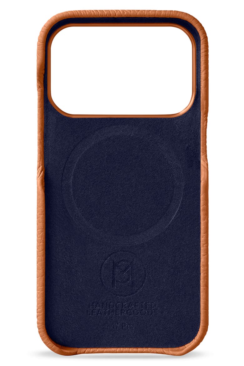 Leather Phone Case iPhone 17 Pro Max, Alternate, color, Pecan Brown