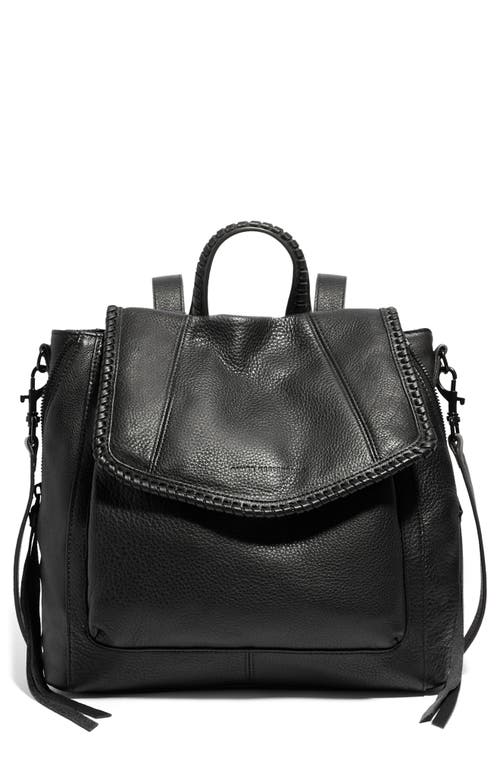 AIMEE All for Love Convertible Leather Backpack in Black W/Black  product