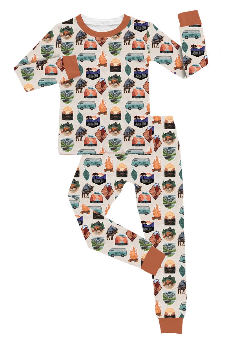 Tiny Traveler 2 Piece Pajama Set, Main, color, Multi