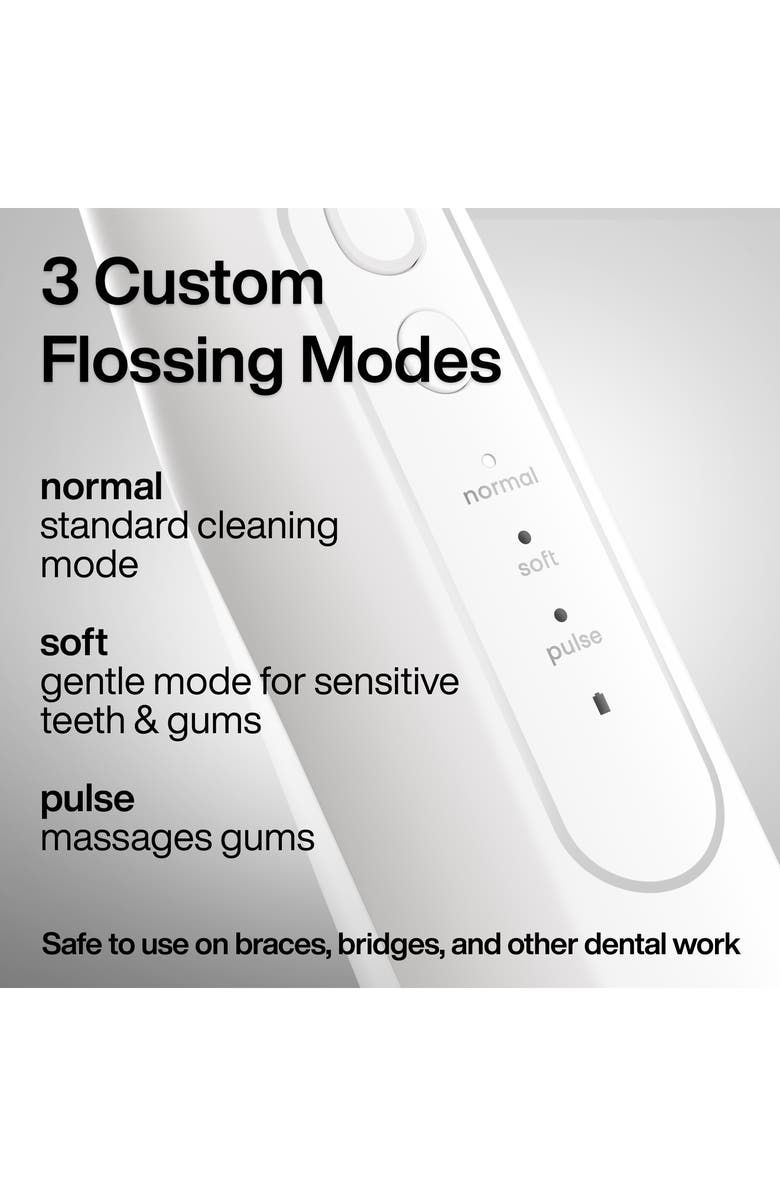 AQUASONIC Icon Pearl Flosser, Alternate, color, Pearl