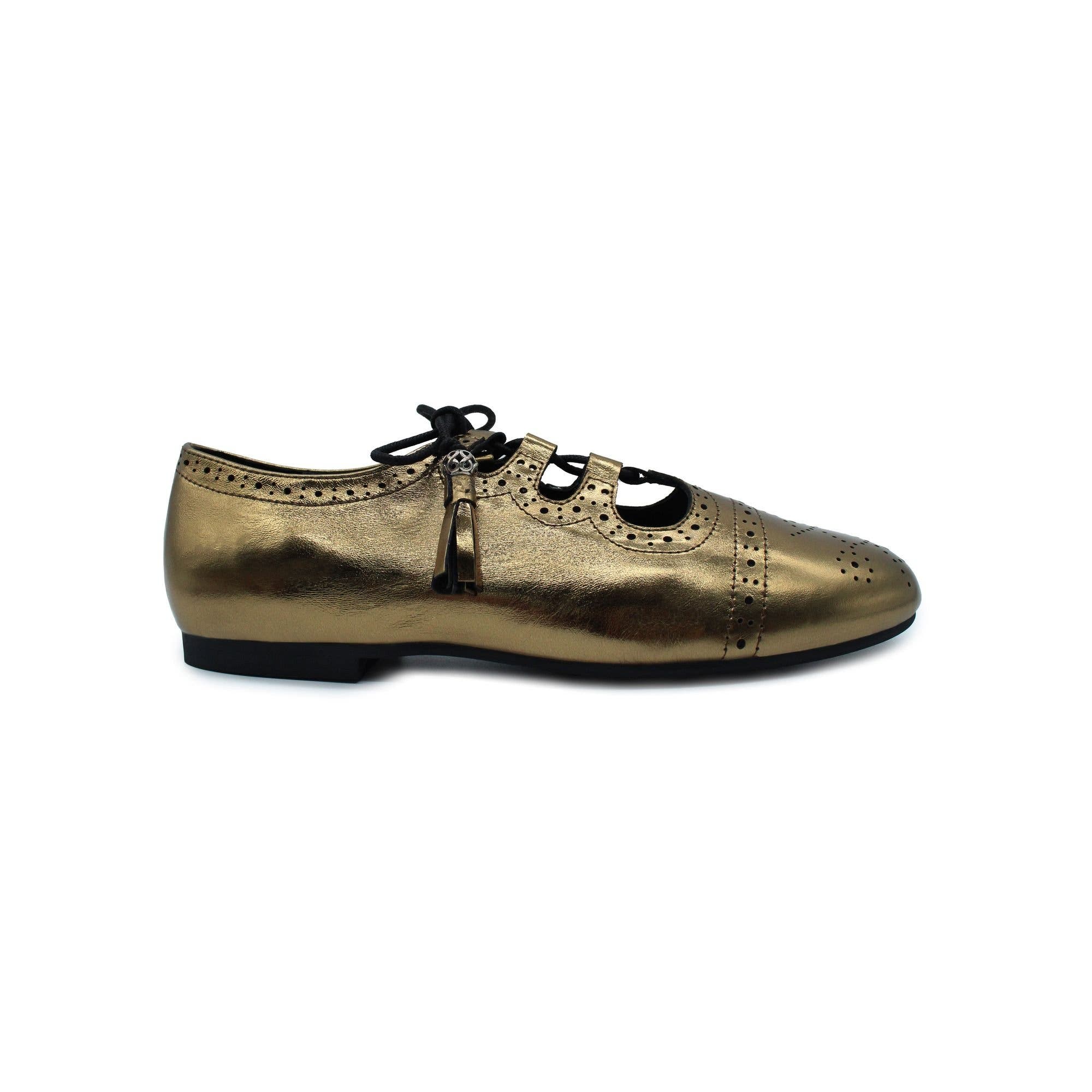 Goldie Loafer, Alternate, color, Gold