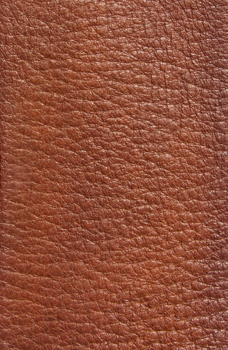 Magnanni Apuesto Pebbled Leather Belt, Alternate, color, Cognac