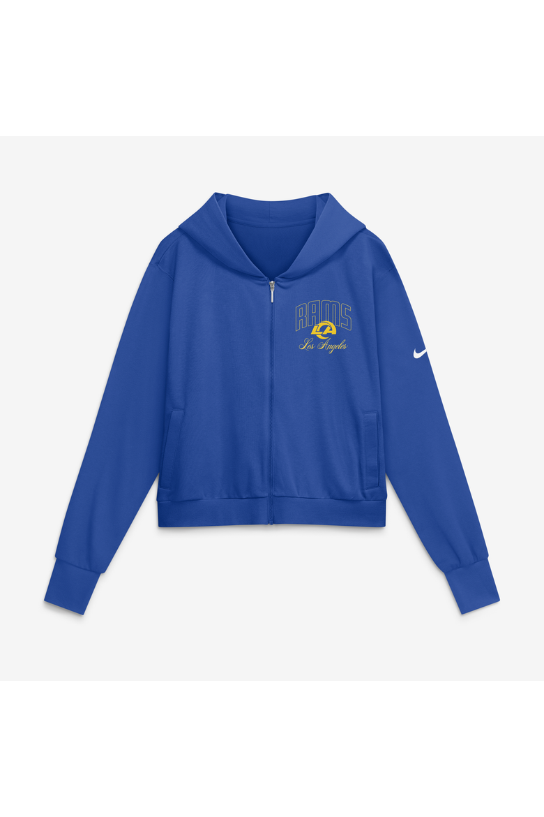 Women's Nike Royal Los Angeles Rams Primetime Full-Zip Hoodie, Main, color, Royal