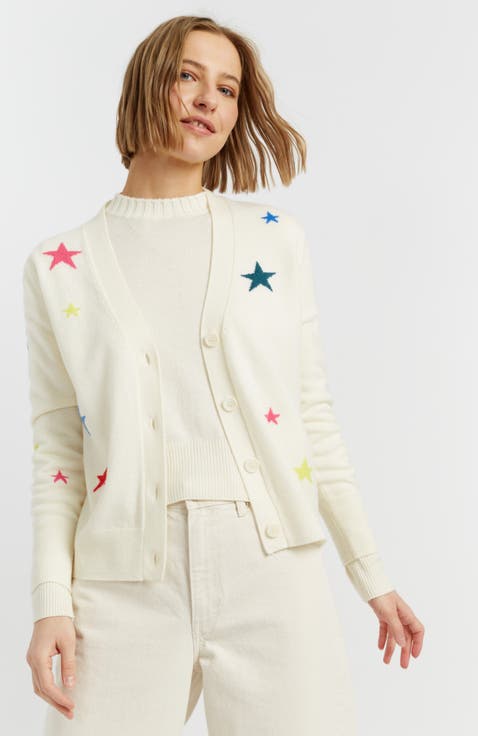 Wool-Cashmere Star Cardigan