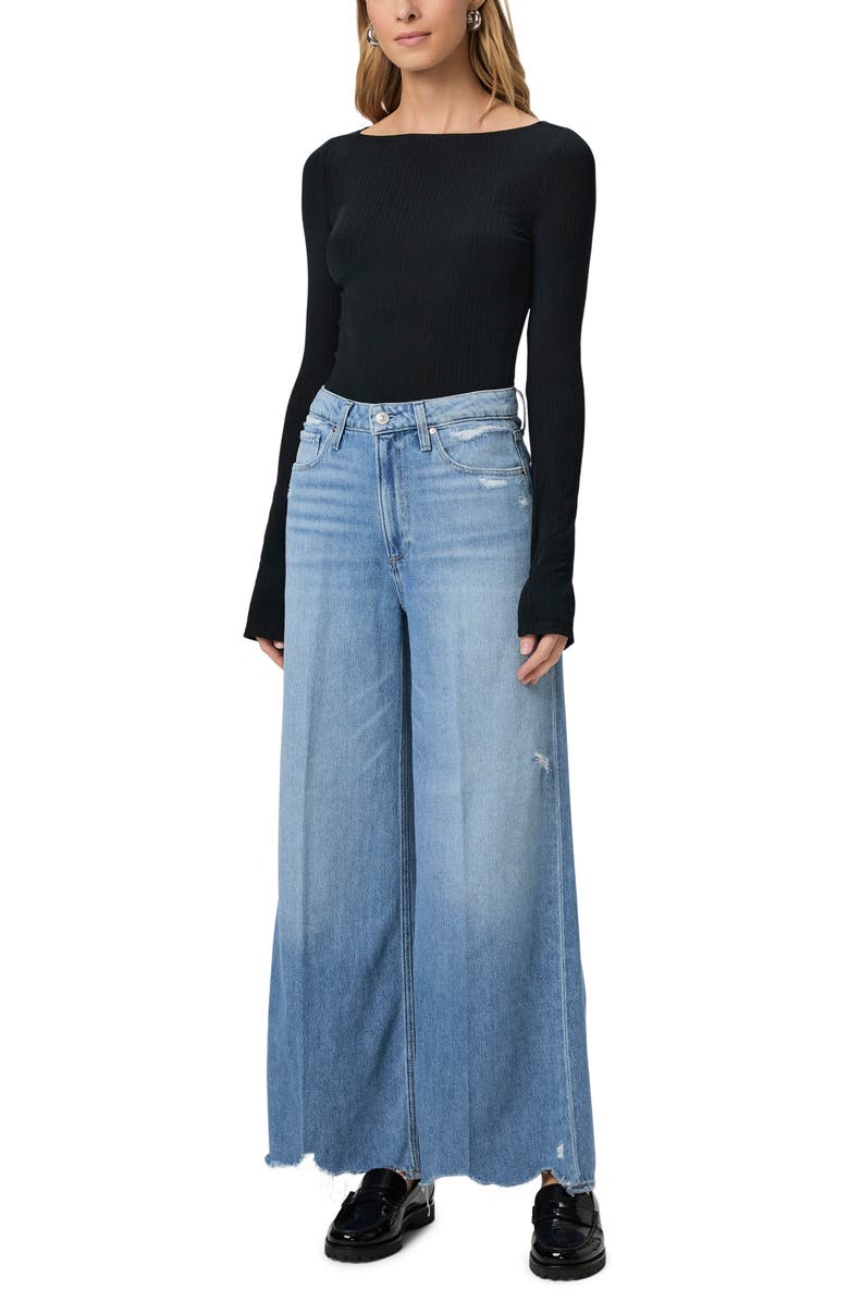 PAIGE Portia High Waist Wide Leg Jeans, Alternate, color, 