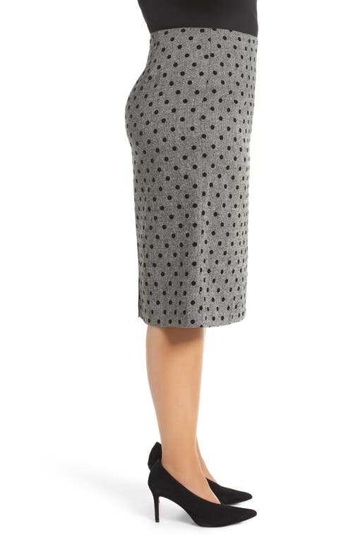 Halogen ® Dot Pencil Skirt In Gray