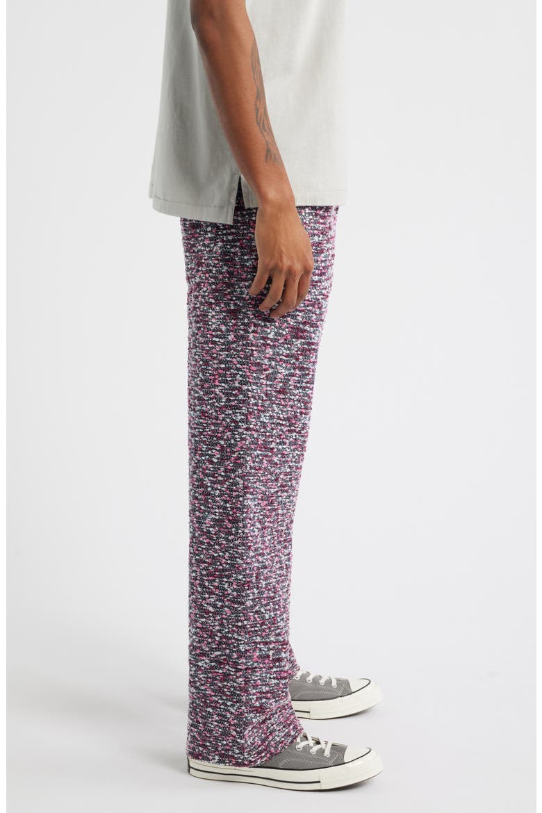 Tweed 5-Pocket Pants, Alternate, color, PINK MULTI