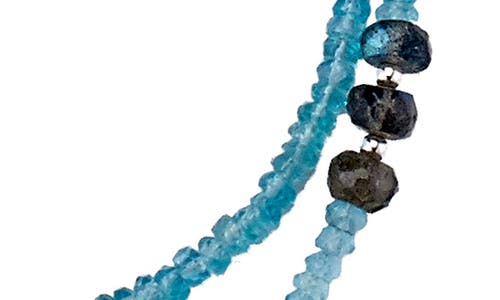 Samuel B. Beaded Labradorite & Chalcedony Layered Necklace In Multi