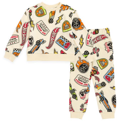 Fleece 2-Piece Sweatshirt and Pants Set