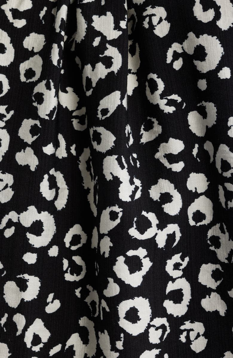 Loveappella Contrast Yoke Top, Alternate, color, Black/ Beige