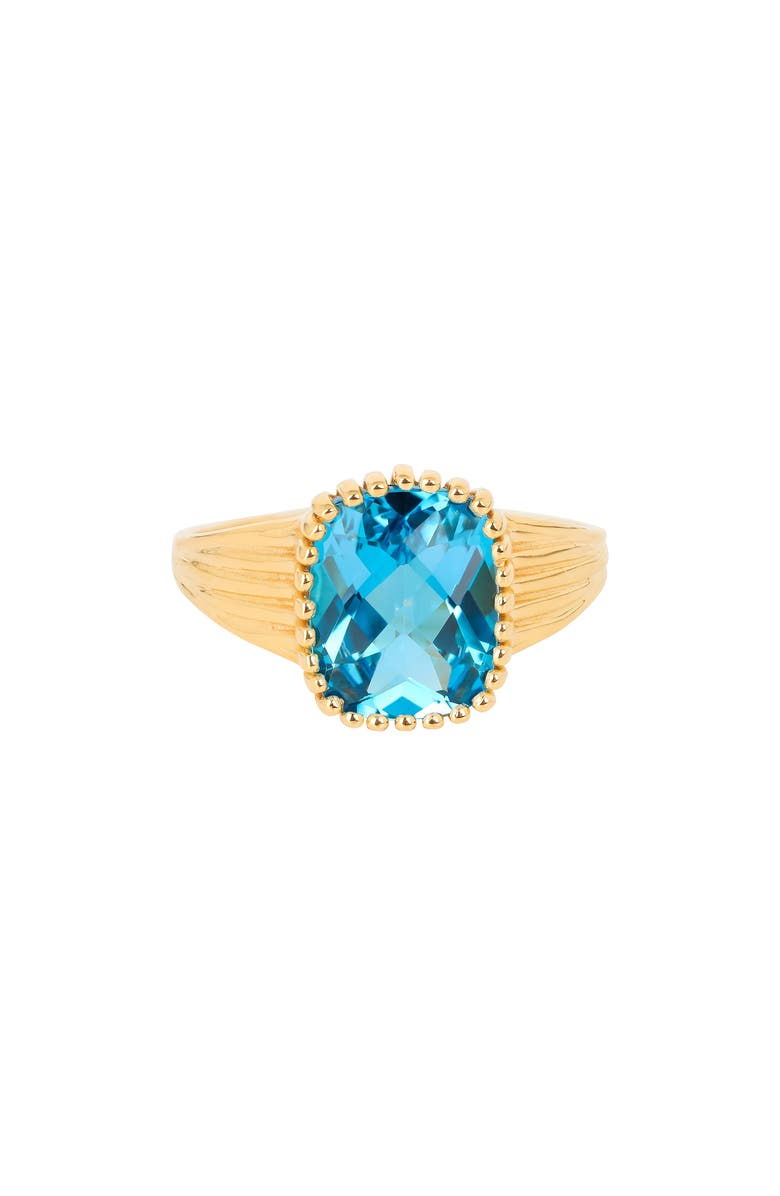YS GEMS Swiss Blue Topaz Ring, Alternate, color, Blue