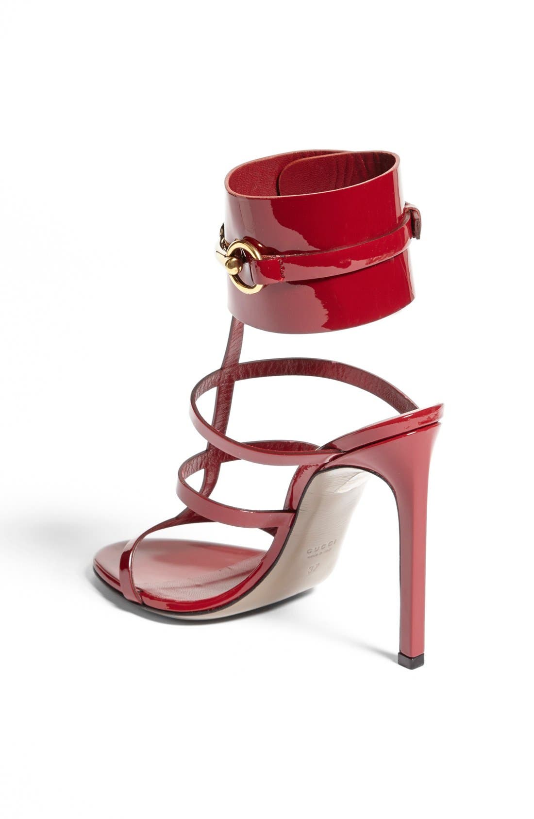 'Ursula' Sandal, Alternate, color, RASPBERRY