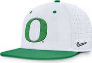Nike Men's Nike White Oregon Ducks On-Field Dugout True Performance Fitted Hat
