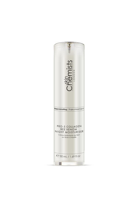 Pro-5 Collagen Bee Venom Night Moisturiser 50ml for Loss of Firmness, Anti-Aging