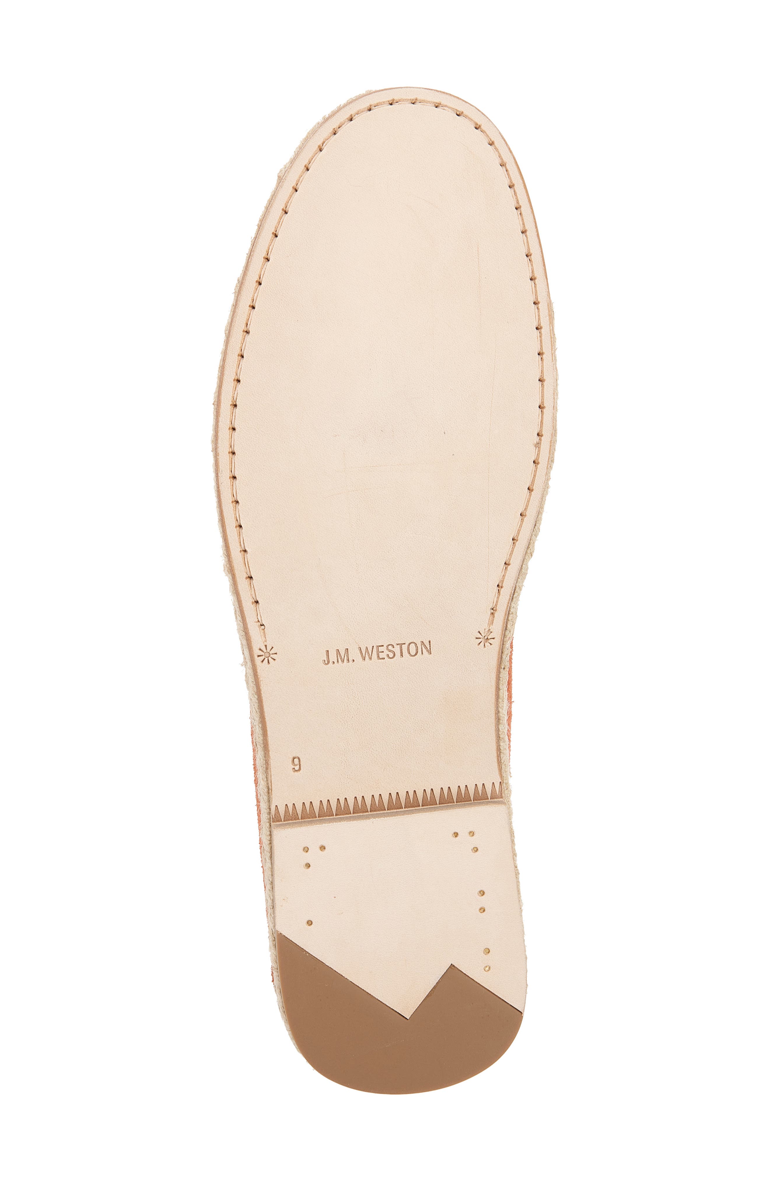 JM WESTON Uzes Espadrille Loafer, Alternate, color, Clay Suede