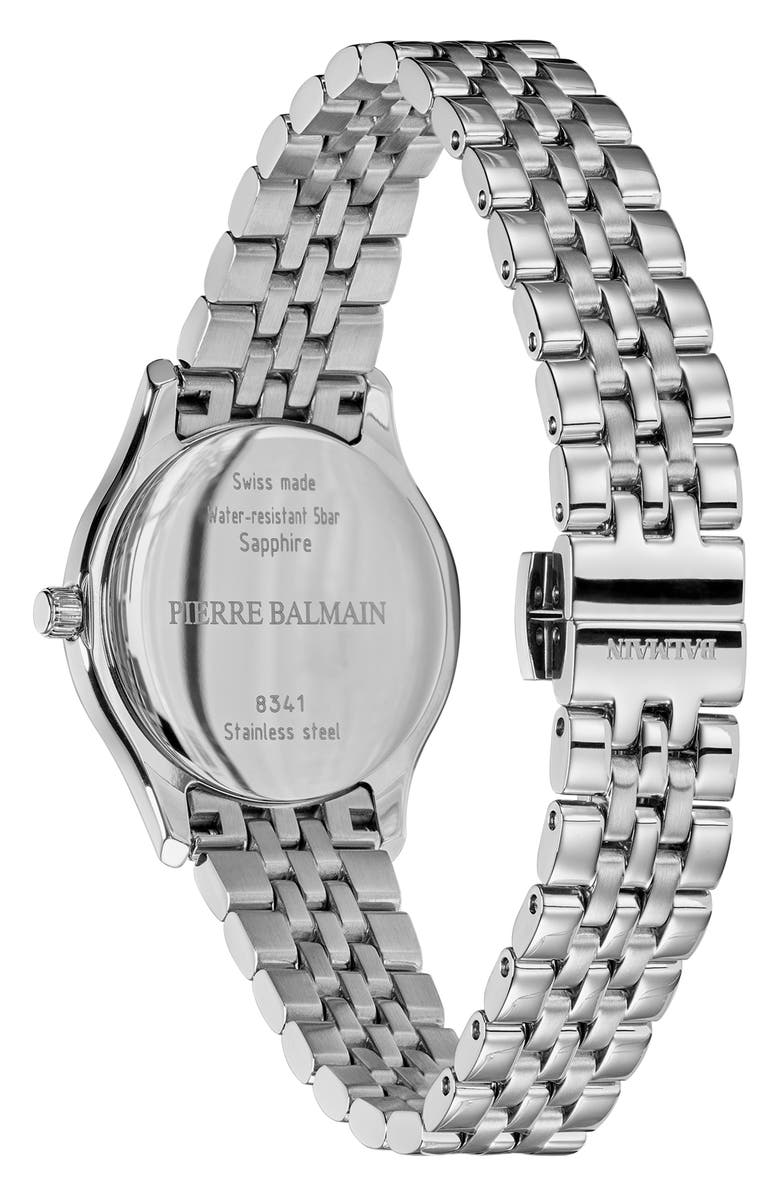Balmain Beleganza Diamond & Mother-of-Pearl Bracelet Watch, 27.5mm, Alternate, color,