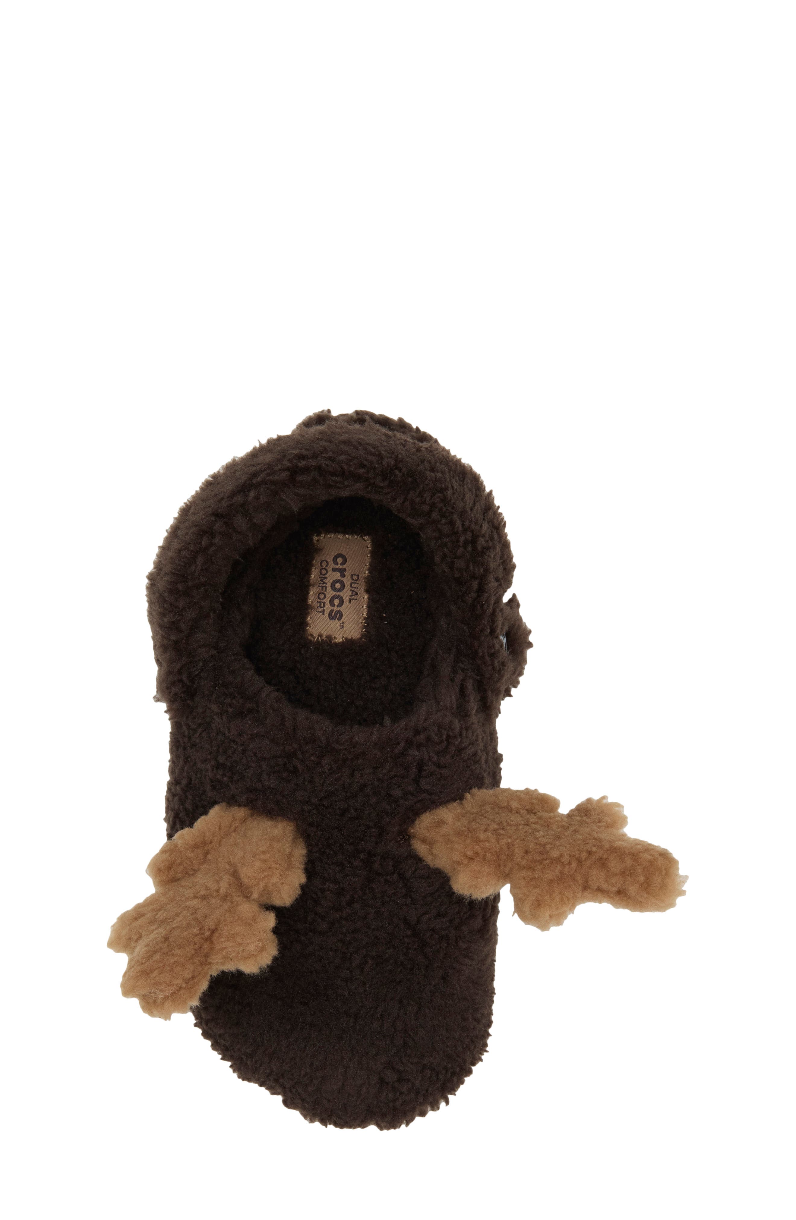 Kids' Classic Cozzzy Reindeer Slipper, Alternate, color, ESPRESSO