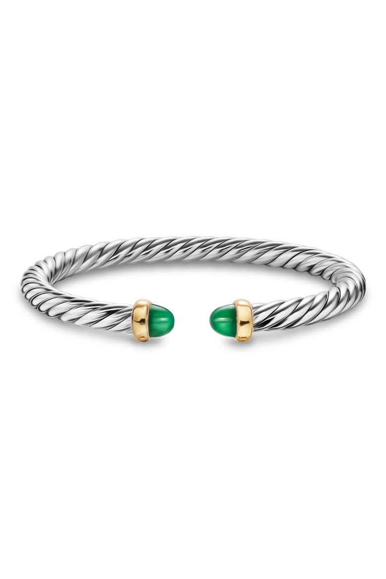 Cablespira® Flex Bracelet, 6mm, Alternate, color, GREEN ONYX