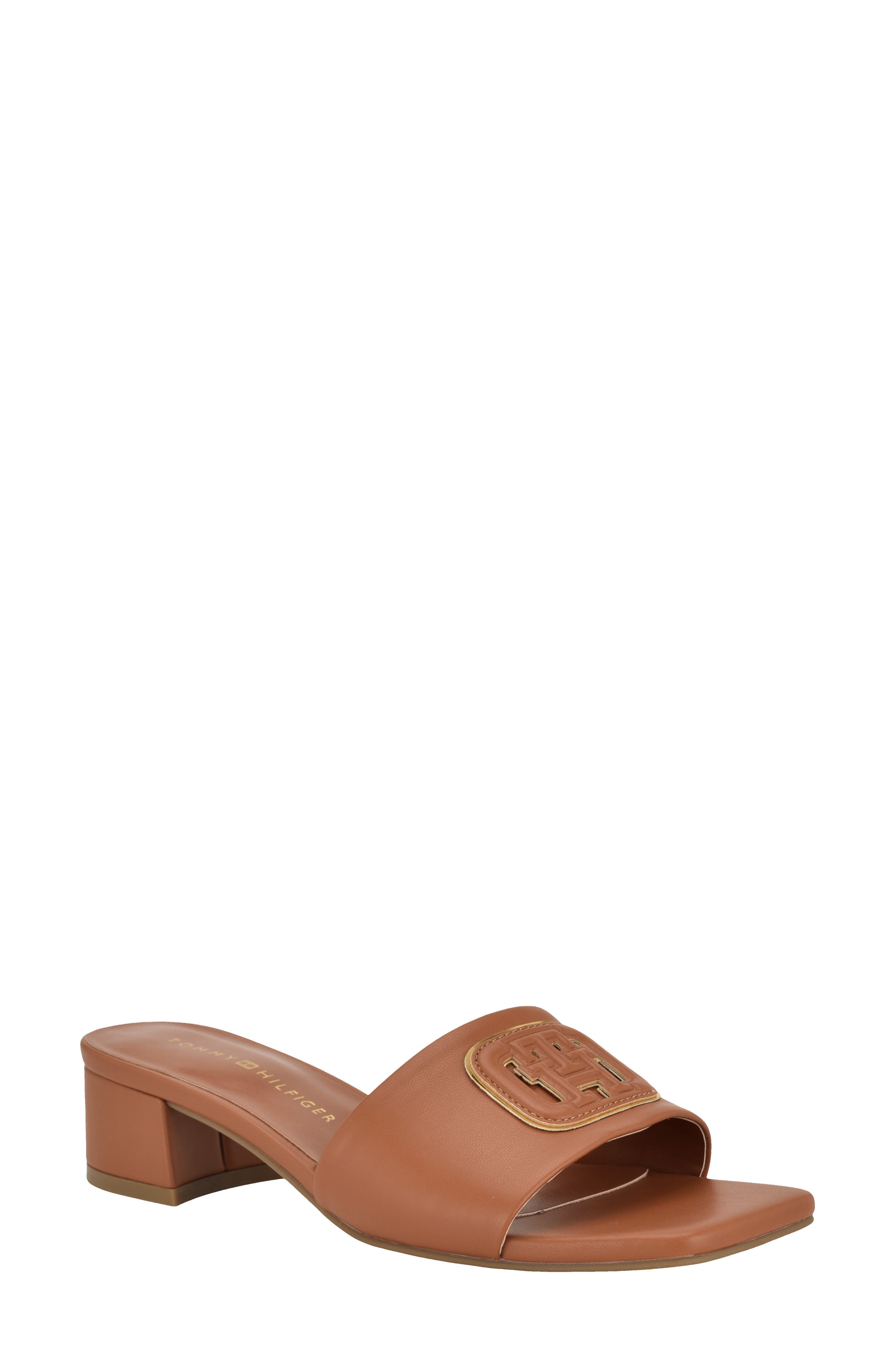 Tommy Hilfiger Penni Slide Sandal, Main, color, Tan