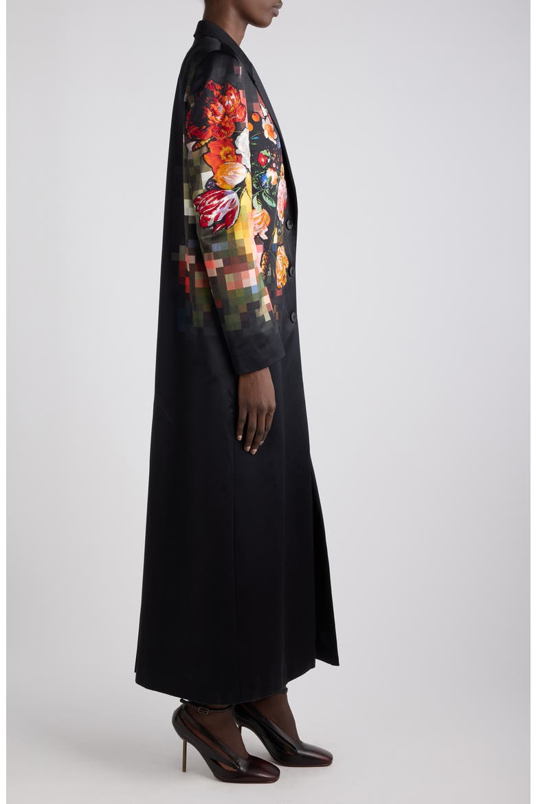 Richy Embroidered Floral Tapestry Long Coat, Alternate, color, DESSIN A
