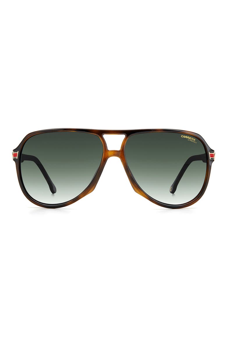 61mm Gradient Navigator Sunglasses, Alternate, color, HAVANA
