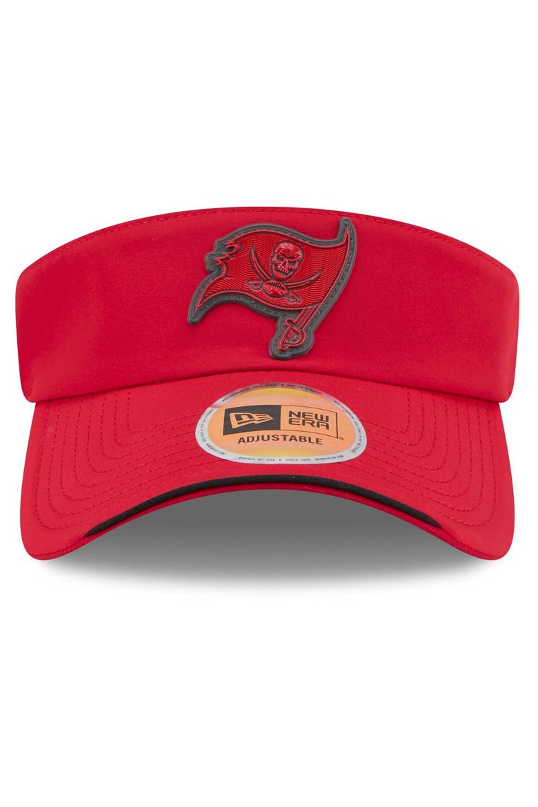 Men's New Era Red Tampa Bay Buccaneers 2026 Sideline Adjustable Visor, Alternate, color, Red