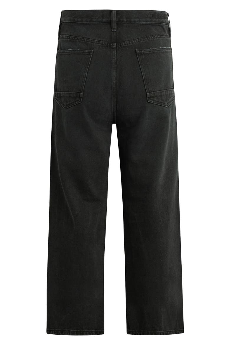 Luca Wide Leg Cotton Jeans, Alternate, color, BATTERY