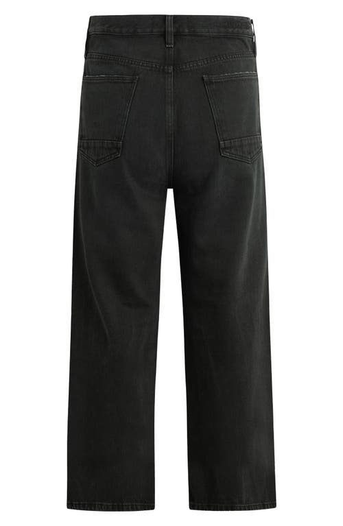 Hudson Jeans Luca Wide Leg Cotton Jeans In Black
