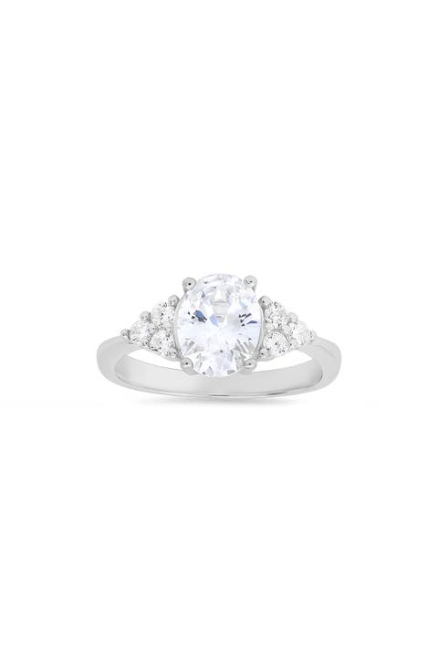 Sterling Silver Cubic Zirconia Ring