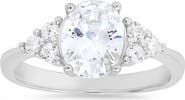 Queen Jewels Sterling Silver Cubic Zirconia Ring