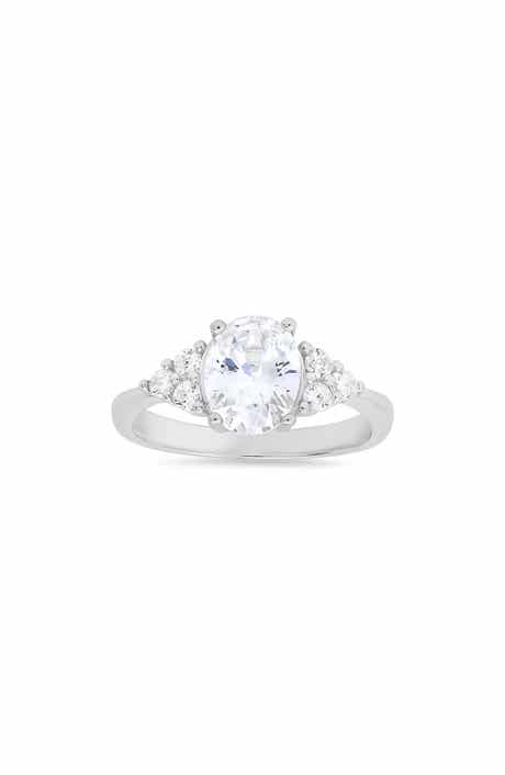 Queen Jewels Sterling Silver Cubic Zirconia Ring