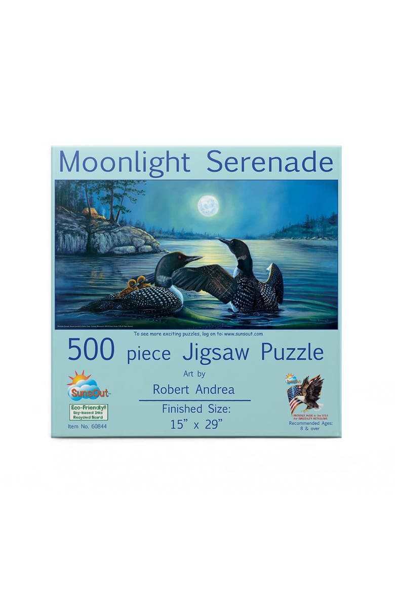 Moonlight Serenade 500 piece Jigsaw Puzzle for Adults, Alternate, color, Multicolor