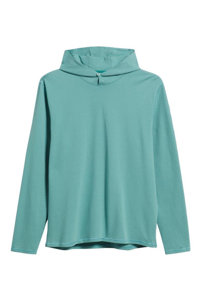 Stretch Cotton Blend Pebble Hoodie, Alternate, color, SUBLIME