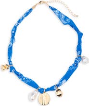 Leith Bandanna Charm Necklace