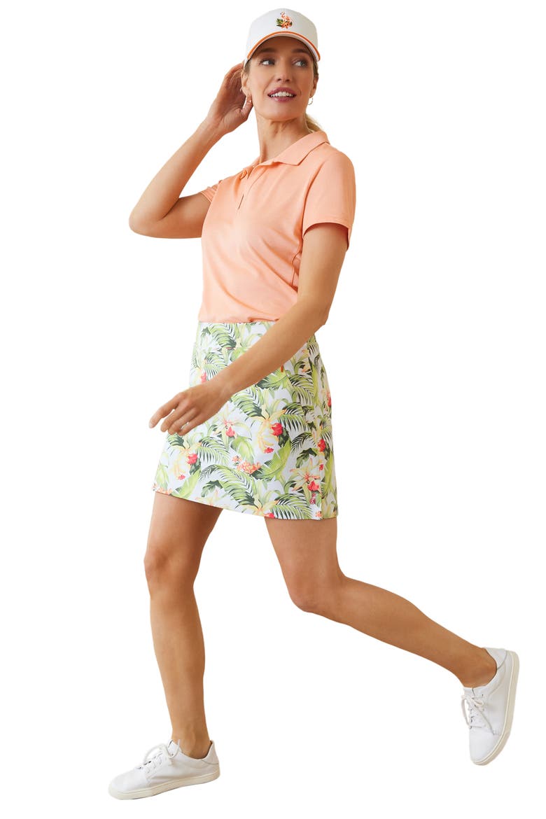 Aubrey Floral Skort, Alternate, color, WHITE