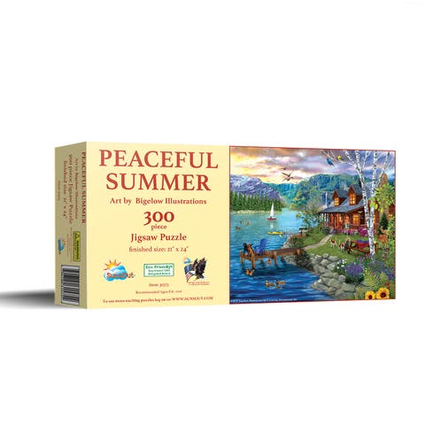 Peaceful Summer 300 piece Jigsaw Puzzle for Adults