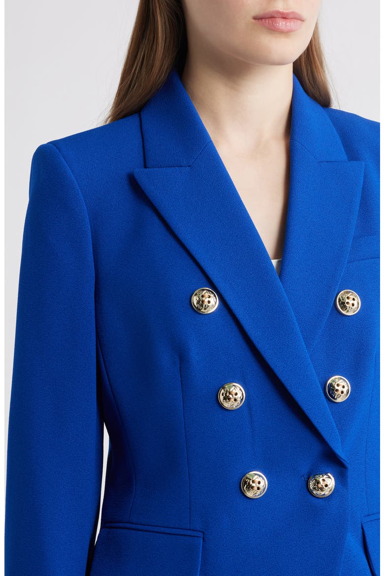 Double Breasted Two-Piece Suit, Alternate, color, COBALT