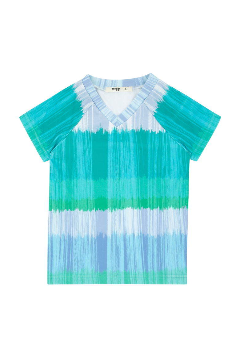 Dip Dye Rash Guard, Main, color, Blue Ombre