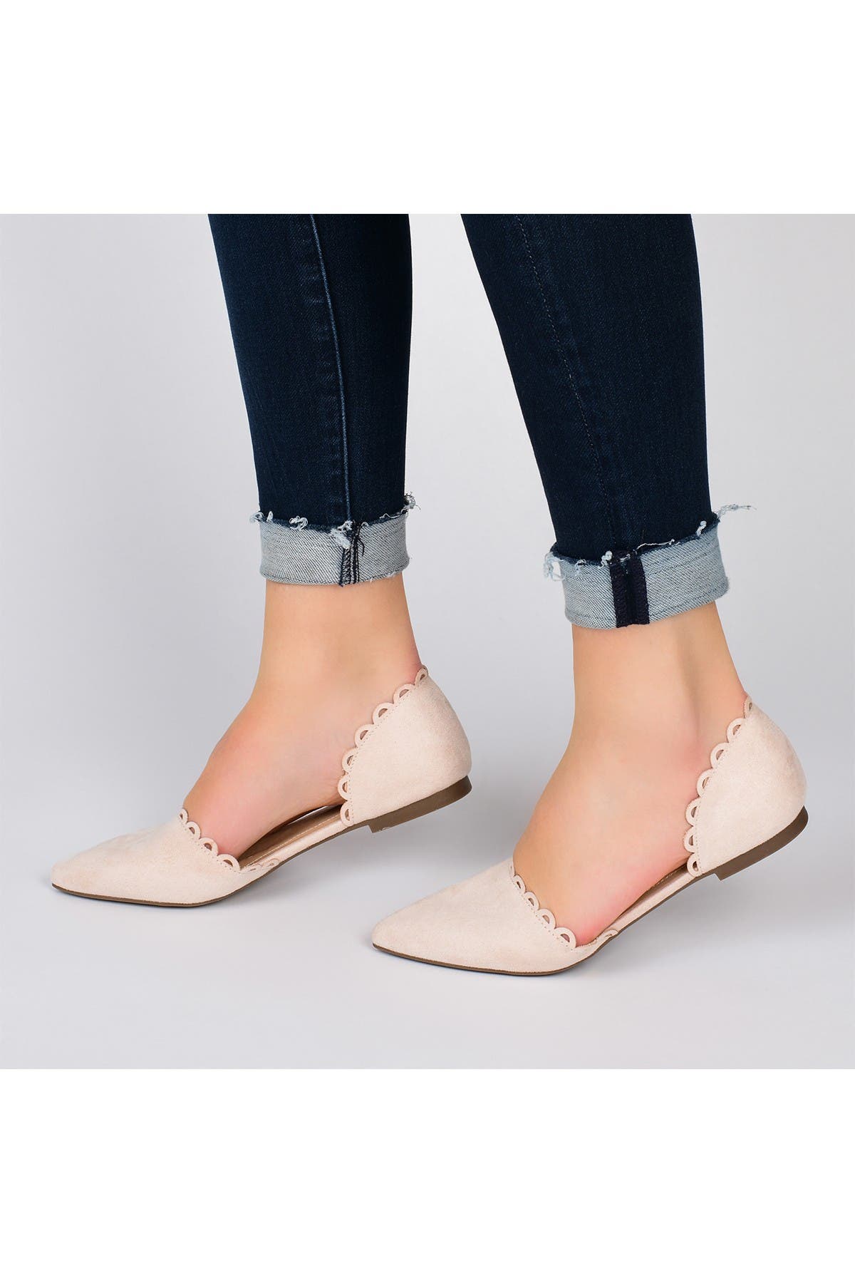 Journee Collection JOURNEE Jezlin Flat, Alternate, color, Grey