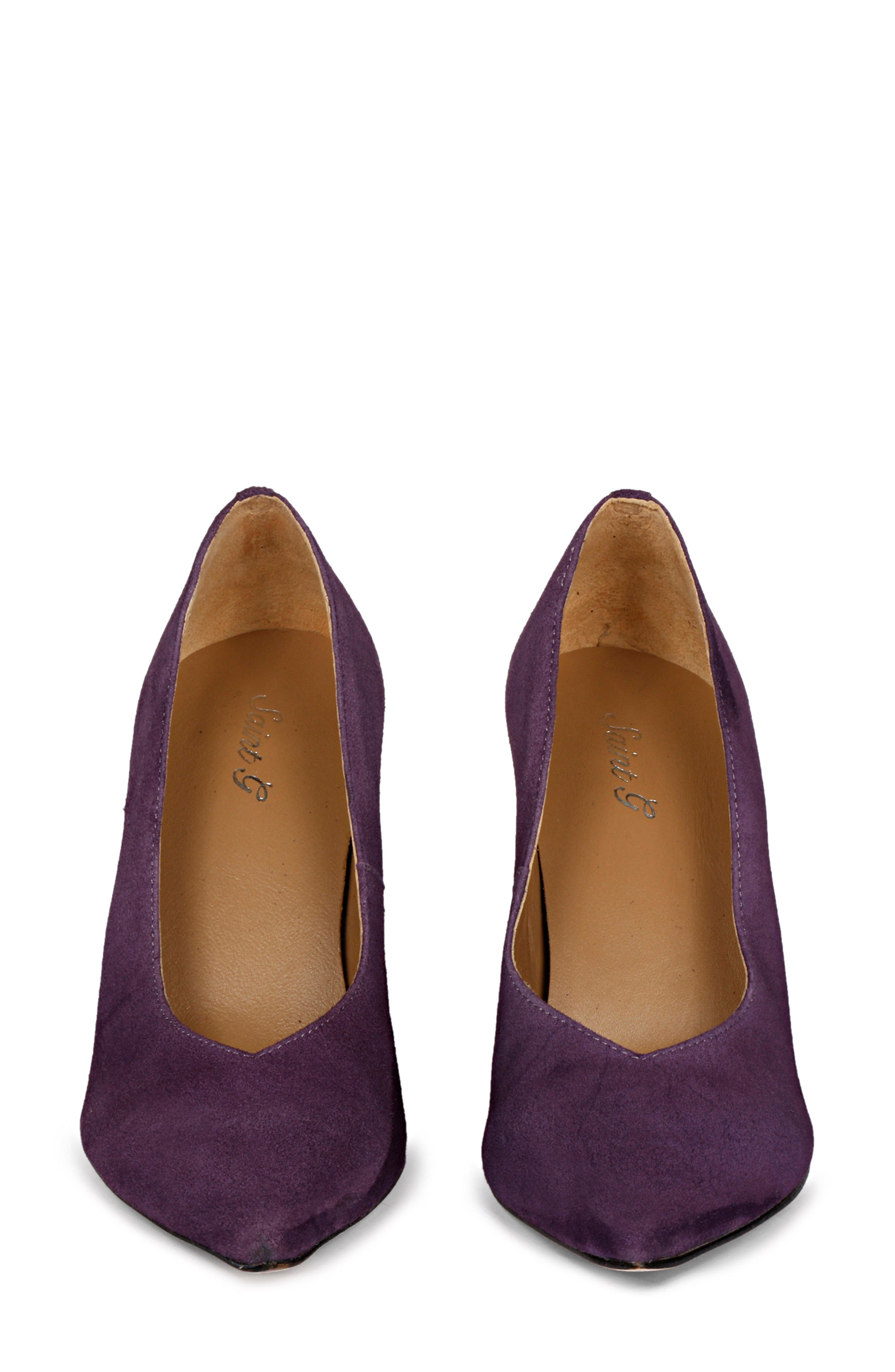 SAINT G Pamina Pointed Toe Pump, Alternate, color, Purple