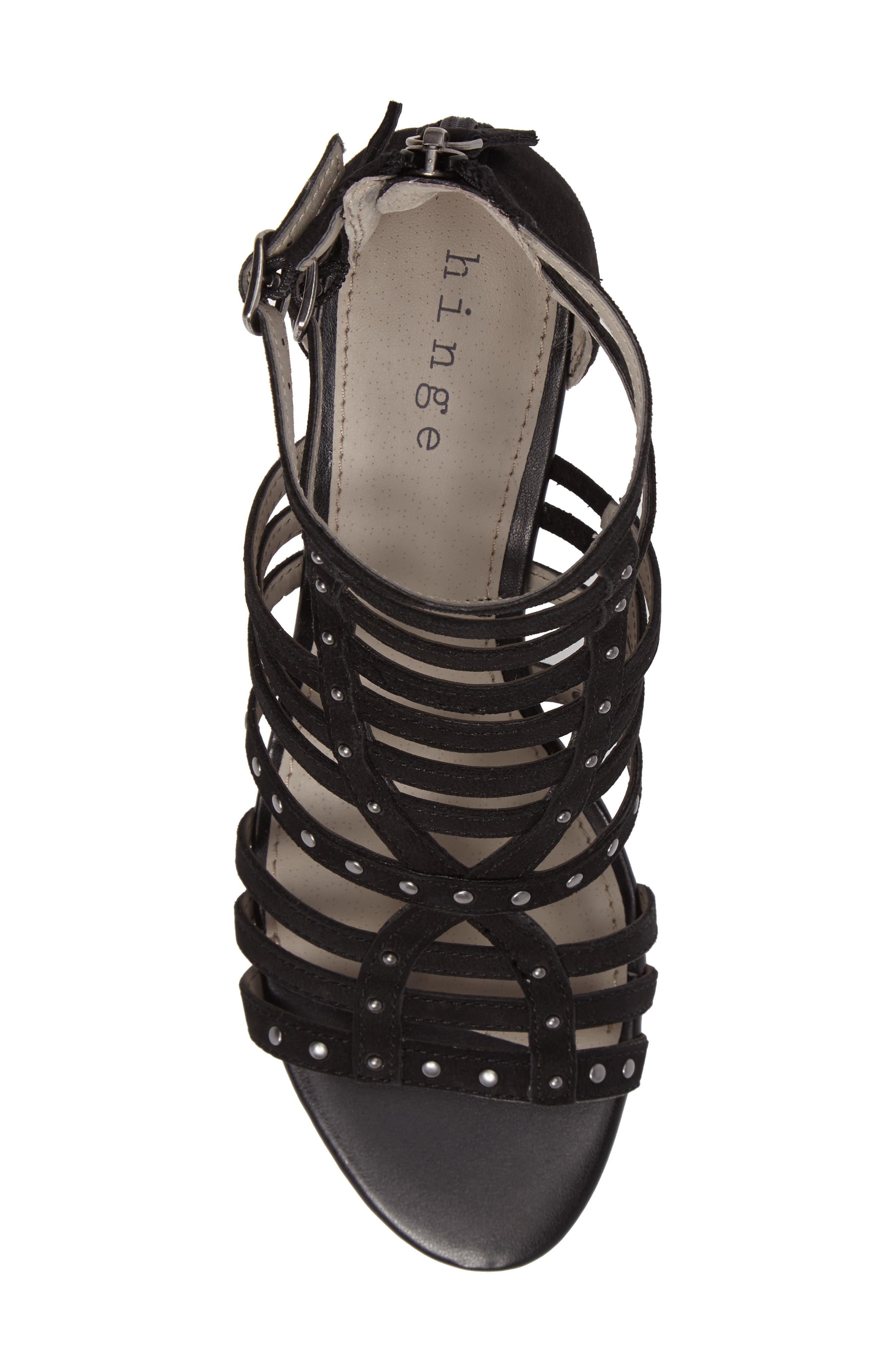 Hinge Nolan Strappy Wedge Sandal, Alternate, color, 