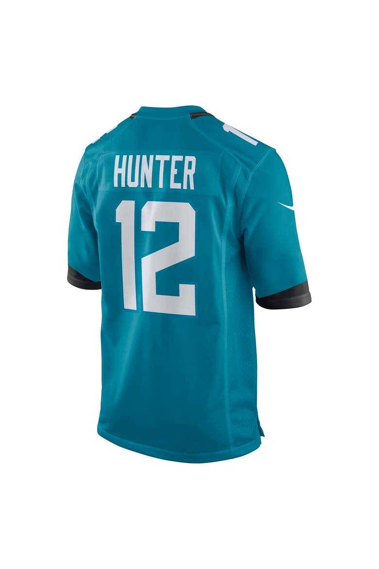 Men's Nike Travis Hunter Teal Jacksonville Jaguars 2025 NFL Draft First Round Pick Game Jersey, Alternate, color, Teal