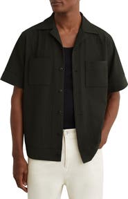 Reiss Odessa Rib Camp Shirt