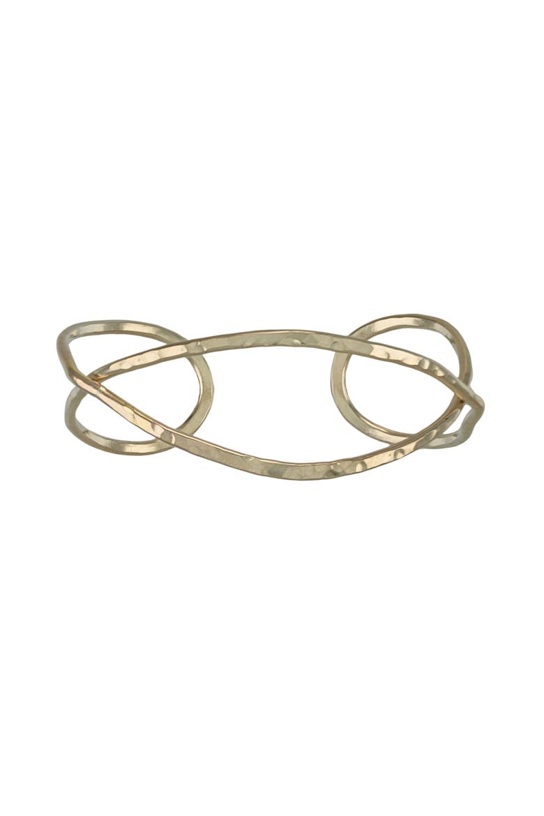DNA Cuff, Main, color, 14K Yellow Gold