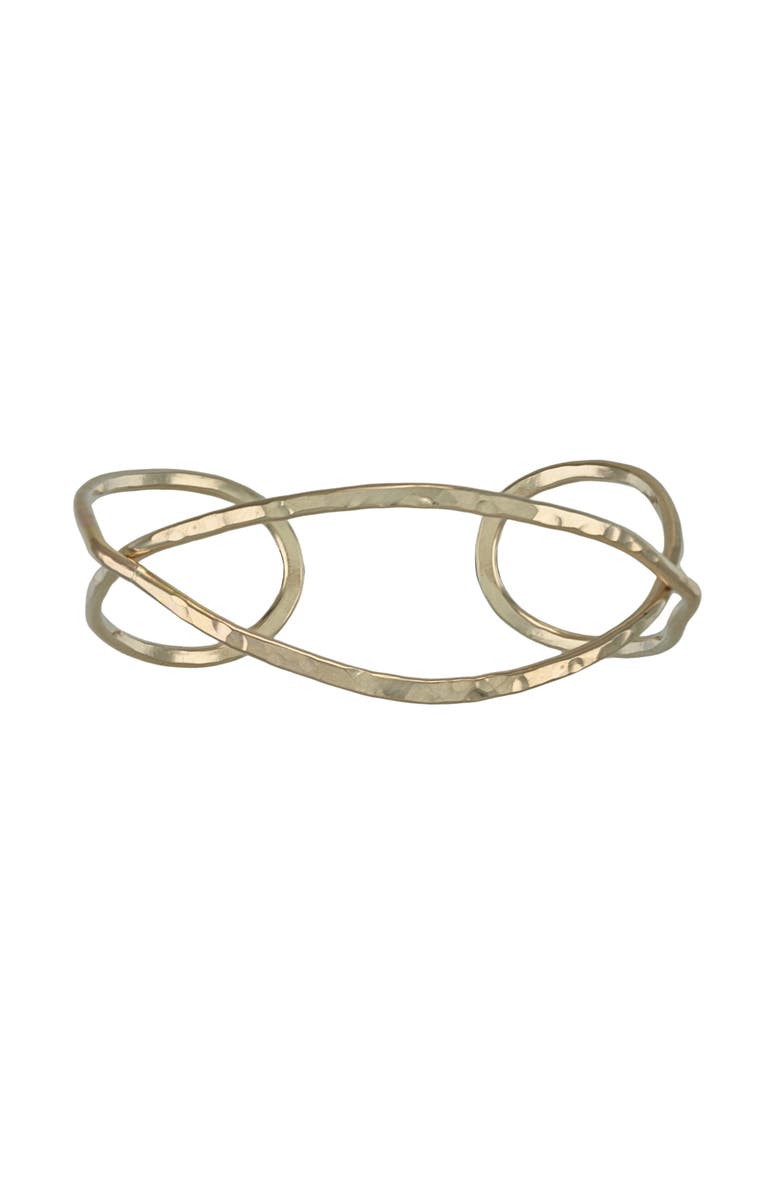 ALBISIA DNA Cuff, Main, color, 14K Yellow Gold