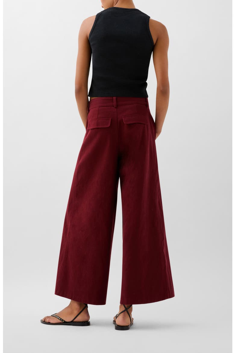 Choussy Summer  Pant, Alternate, color, Burgundy