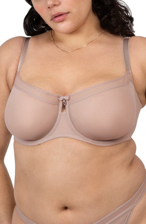 Sheer Mesh Balconette Bra (Regular & Plus)