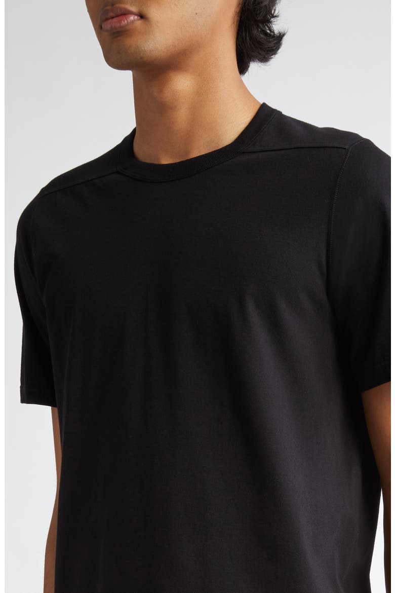 Level T Longline Cotton T-Shirt, Alternate, color, BLACK